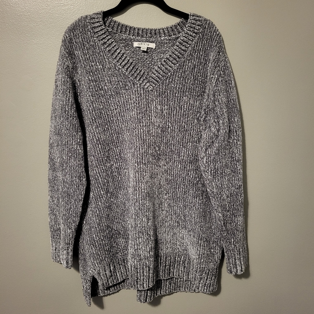 Size XXL Orvis Classic Collection Gray Sweater